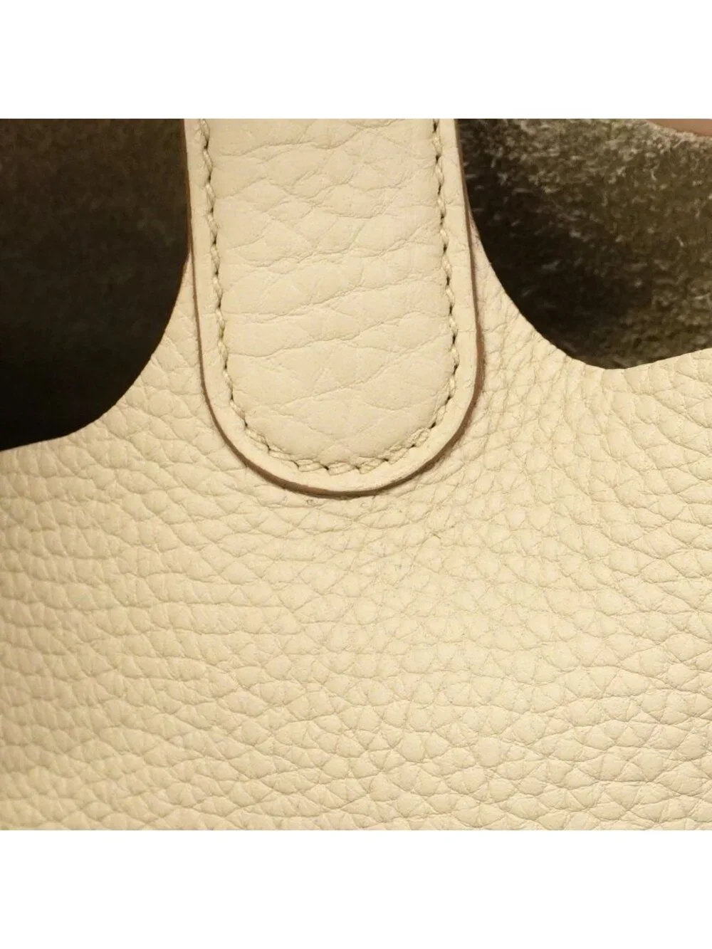 Hermes Handbag Picotin Lock MM Taurillon Clemence Cles Silver